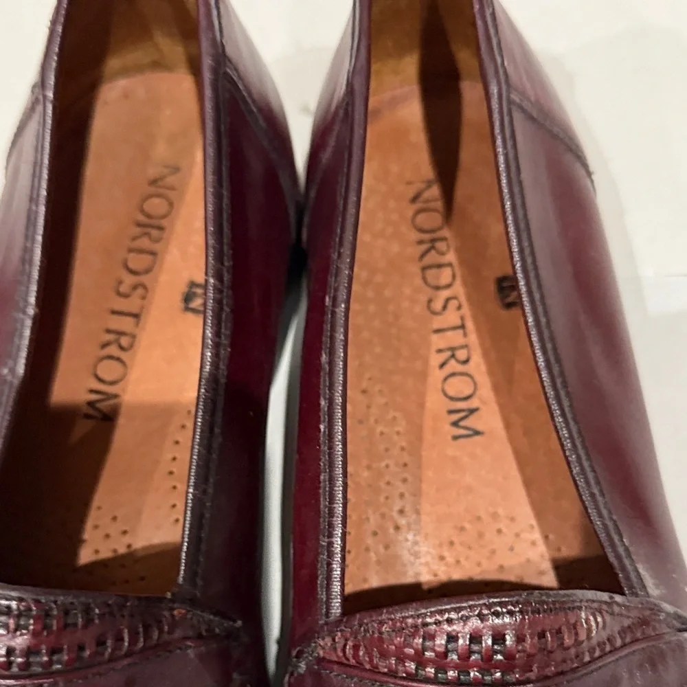 Nordstrom Men's Tassel Loafers in Deep Burgundy